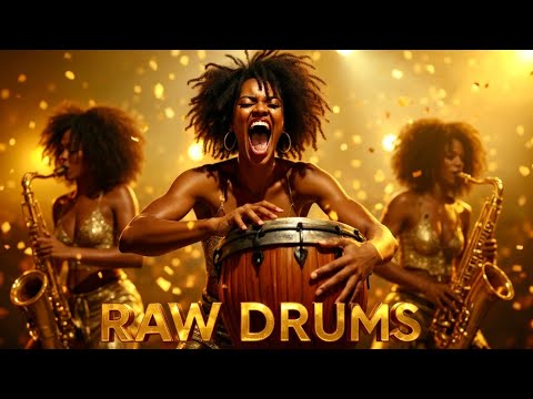 High-Energy African Drums Afro Tech / Afro House - RAW Djembe Festival |  Instrumental Concert Vibe