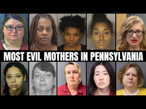 THE  MOST EVIL MOTHERS IN PENNSYLVANIA | full list & shocking crimes 