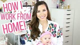 TIPS FOR WORKING FROM HOME | MY WORK FROM HOME ROUTINE | Hayley Paige