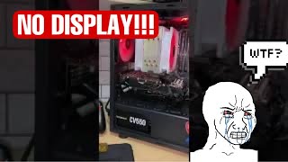 FIX!!! No Display, keyboard and mouse not working but system fans are spinning.