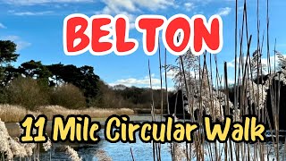 Belton - 11 mile walk. ( Unofficial route ) Norfolk & Suffolk U.K.