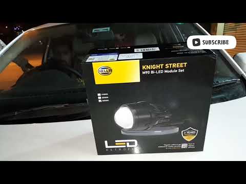 Hella M90 Bi-LED Projector Foglights, installed in VW POLO | Perfect installation at Konark Car HSR