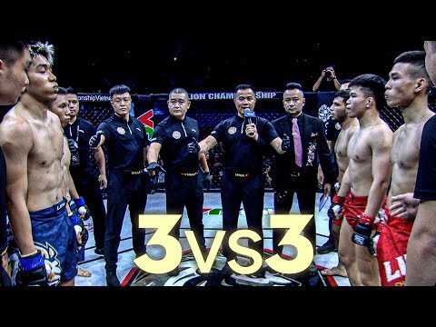 10 phút màn đài chiến 3vs3 kinh điển nhất lịch sử MMA Việt giữa C88 và The Champ
