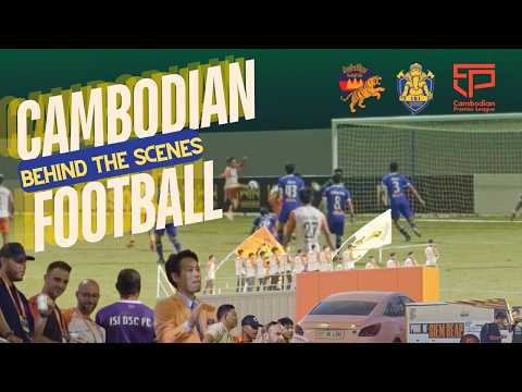 [4K] This is CAMBODIAN FOOTBALL! Inside the Most Intense CPL Game | Angkor Tigers vs ISI