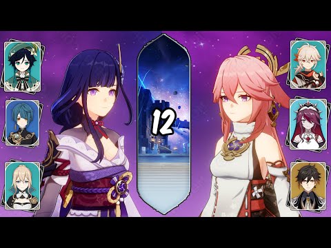 Raiden Shogun & Yae Miko DESTROY Spiral Abyss 2.6 (Genshin Impact)