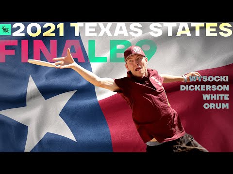 2021 Texas State Disc Golf Championship | FINALB9 LEAD | Wysocki, Dickerson, Orum, White | Jomez