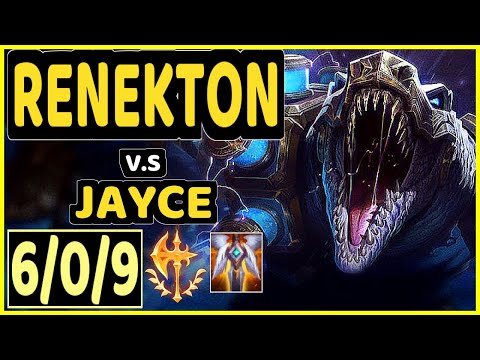 CANNA (RENEKTON) vs JAYCE - 6/0/9 KDA TOP CHALLENGER GAMEPLAY - KR