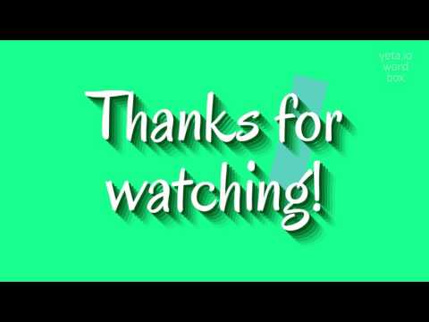 How to say "longo's"! (High Quality Voices)