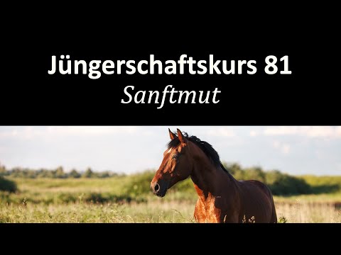Sanftmut ist nichts für Feiglinge! - Jüngerschaftskurs #081 - Sanftmut