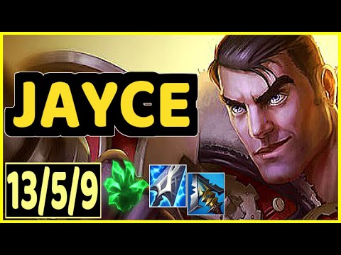 JAYCE VS GNAR - 13/5/9 KDA TOP GAMEPLAY