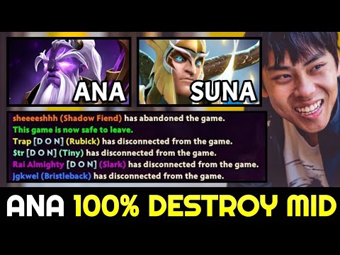 ANA 100% Destroy Mid & Made Enemy Rage Quit