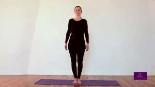 Tadasana -- the mountain pose & Virabhadrasana - the warrior pose