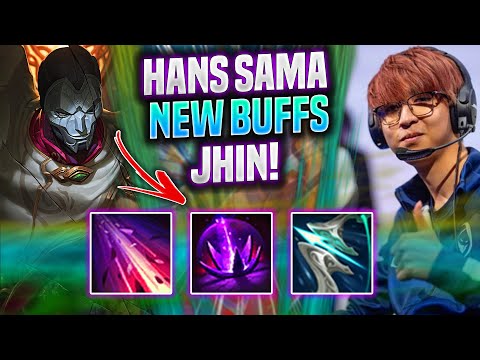 HANS SAMA IS A GOD WITH JHIN NEW BUFFS! - TL Hans sama Plays Jhin ADC vs Aphelios! | Season 2022