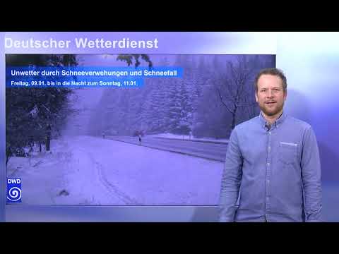 09.01.2026 Unwetterinformation Deutscher Wetterdienst (DWD)