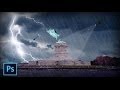 Statue Of Liberty Atack Photoshop Speedart
