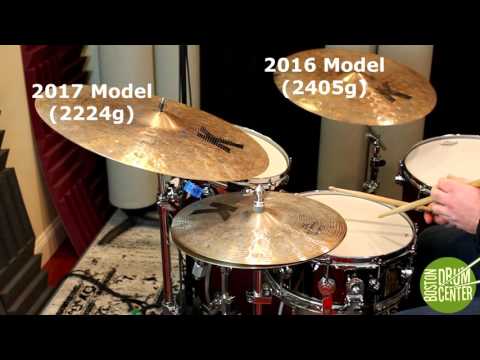 Zildjian 21" Special Dry Ride: Redesigned vs. "Old" Model