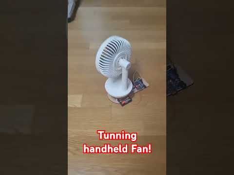 [자동차전장제어]서보모터제어를 활용한 선풍기 회전 실습