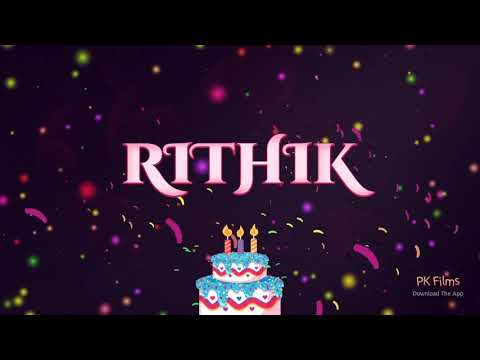 Rithik birthday video