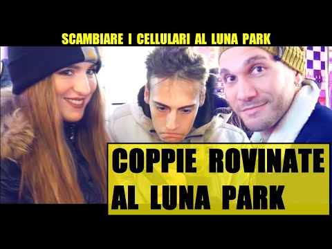 SCAMBIARE I CELLULARI ai Fidanzati al LUNA PARK - Giacomo Hawkman