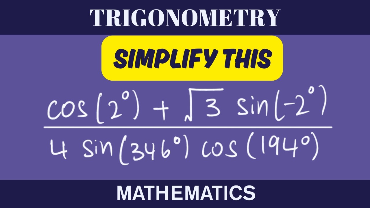 Can You Simplify This? - compound and double angles | Mind Action Series Grade 12 Maths