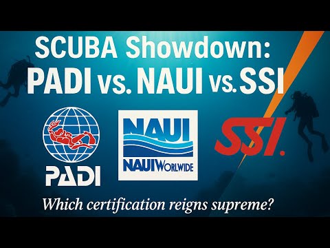 Which SCUBA Agency is Right for you? PADI, NAUI, SSI & More Explained!
