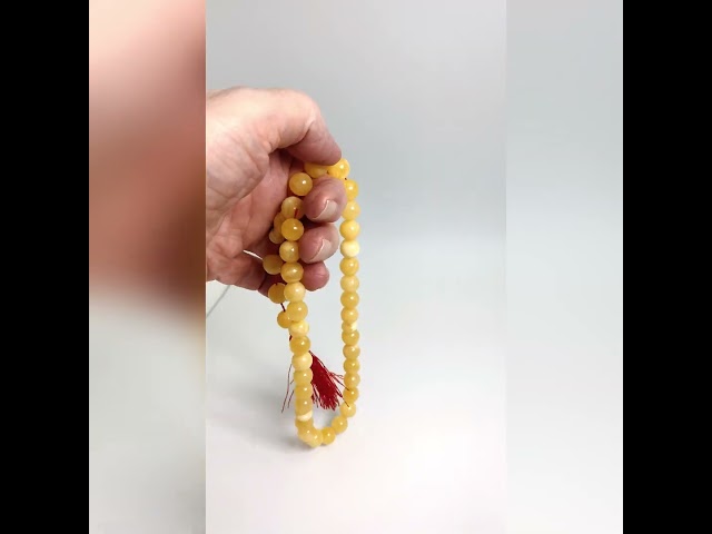 قوافل سبحة من الكهرمان روسي كلينكرادي طبيعي اصلي Namb0079