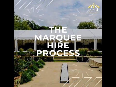 Zest Marquees Hire,  Wedding marquee, party tents video.
