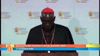 World Meeting of Families, 2015 - 09/23/2015 - Cardinal Robert Sarah