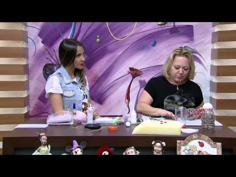 Mulher.com 06/05/2015 Eléia Conti - Pote em biscuit Parte 1/2