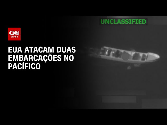 EUA atacam duas embarcações no Pacífico supostamente envolvidas com narcotráfico | LIVE CNN