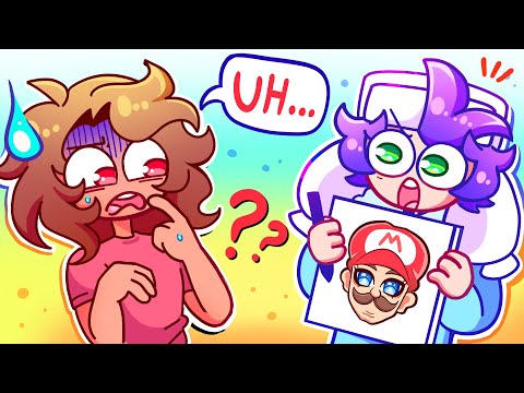 GUESS THE CHARACTER ART CHALLENGE (Ft. boyfriend)