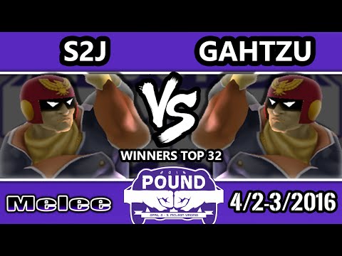 Pound 2016 - S2J (Captain Falcon) Vs. Gahtzu (Captain Falcon) - Winners Round 1 - SSBM