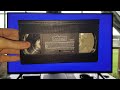 Demonstration On My Sony VCR DVD Combo On My Lion King II Simba S Pride 1998 VHS Version 1