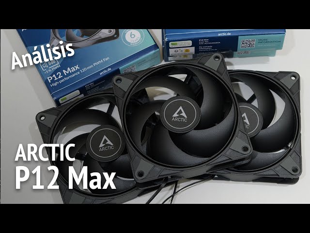 Vídeo relacionado con ARCTIC P12 (5 Piezas) - Ventilador PC 120mm, Fan 120mm, Ventilador de Caja, Optimizado para Presión, 1800 RPM - Negro