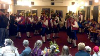 preview picture of video 'Saddleworth Morris Men at Boarshurst Band Club, Greenfield, Nr. Oldham. OL3 7EU'