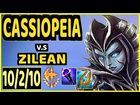 XICO (CASSIOPEIA) vs ZILEAN - 10/2/10 KDA MID GAMEPLAY - EUW Ranked GRANDMASTER
