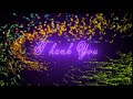 Thank You Motion Graphics || Royalty free