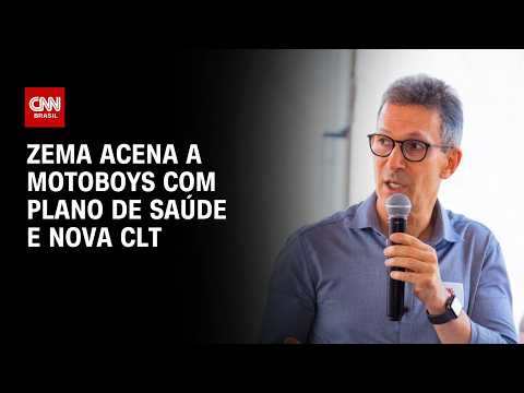 Eleições 2026: Zema acena a motoboys com plano de saúde e nova CLT | HORA H