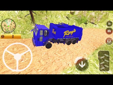Offroad Garbage Trash Truck Driver – Uphill Dump Truck Driving Simulator – Android Gameplay