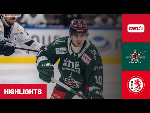 DEL2: Starbulls Rosenheim vs. Düsseldorfer EG | Highlights