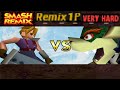 Smash Remix Classic Mode Remix 1P Gameplay With Cloud VERY HARD