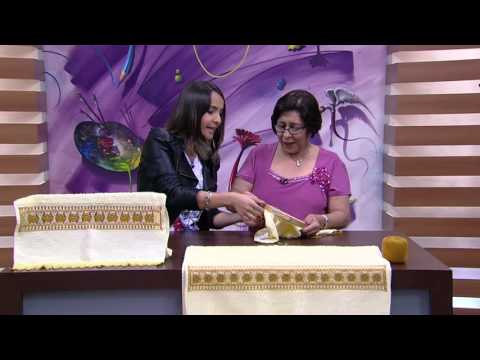Mulher.com - 16/11/2015 - Bordado em toalha de rosto - Bete Alves PT2