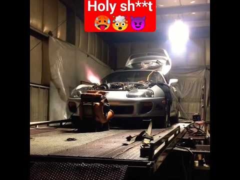 "2JZ Supra Unleashed: Epic Dyno Pulls!" 🥵#shorts #2jz supra #dyno
