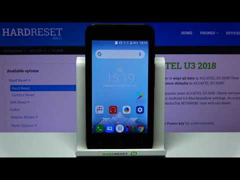 Cómo borrar todo de ALCATEL U3 - restaurar de fábrica