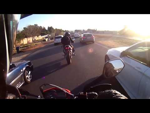 Biker near miss