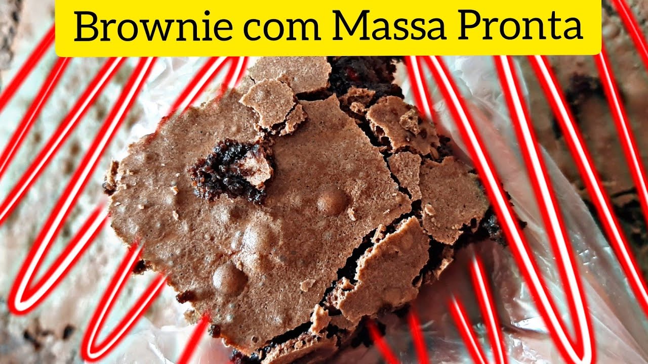Como Fazer Brownie com Massa Pronta ,Faça e venda e lucre muito super fácil #brownie Super crocante