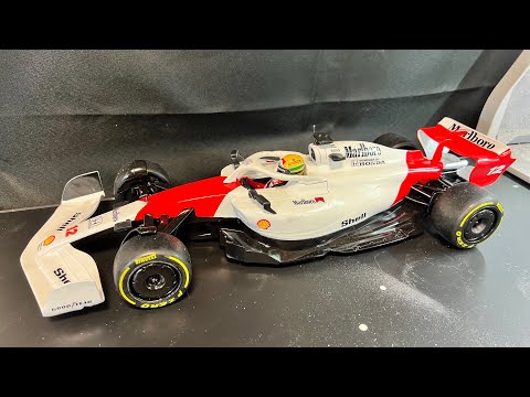 Rastar McLaren MCL36 RC Car with 1988 Livery and Ayrton Senna