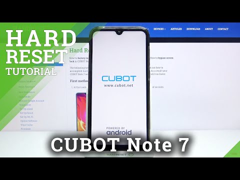 How to Hard Reset CUBOT Note 7 via Factory Mode
