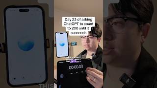 Day 23…ChatGPT role plays to count to 200 #ai #chatgpt