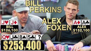 Flopped Set vs AA in Million Dollar Cash Game ♠ Live at the Bike!